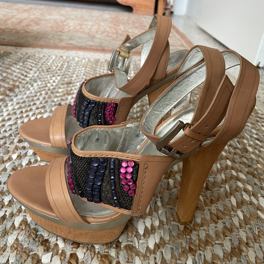 Pelle Moda Rhinestone Platforms - Picture 3 of 3